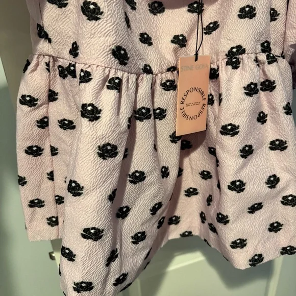 NWT Stine Goya Kinsley Peonies Floral Jaquard Top | XL - Picture 8 of 11